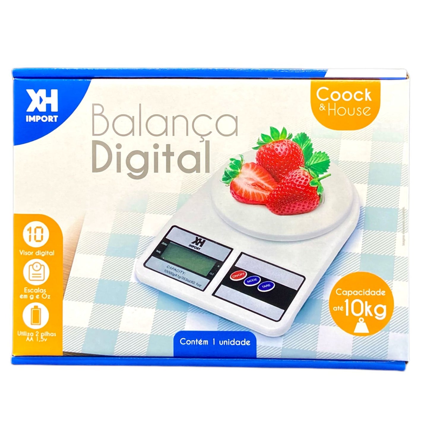 Balança Digital Alta Precisão Capacidade 10kg