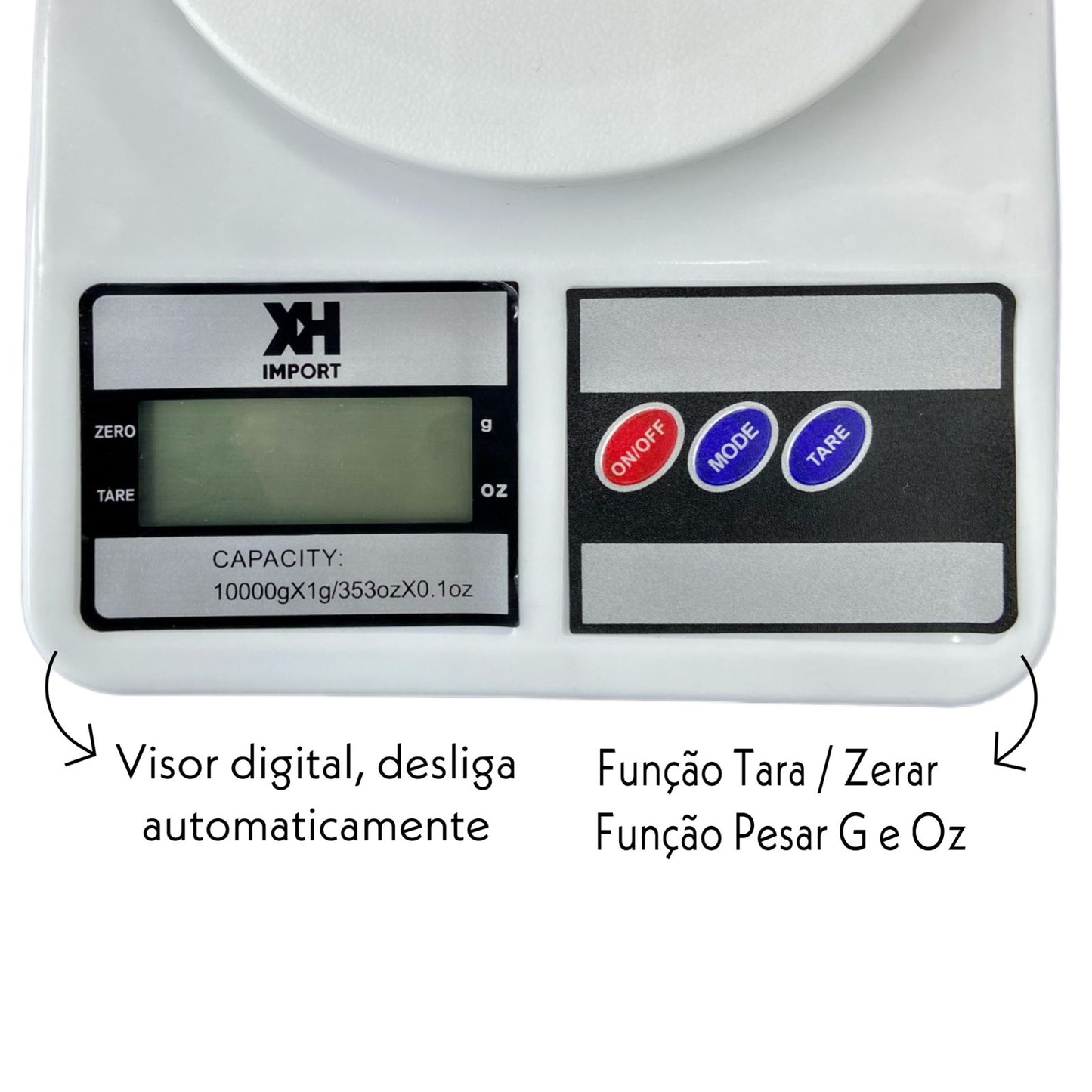 Balança Digital Alta Precisão Capacidade 10kg
